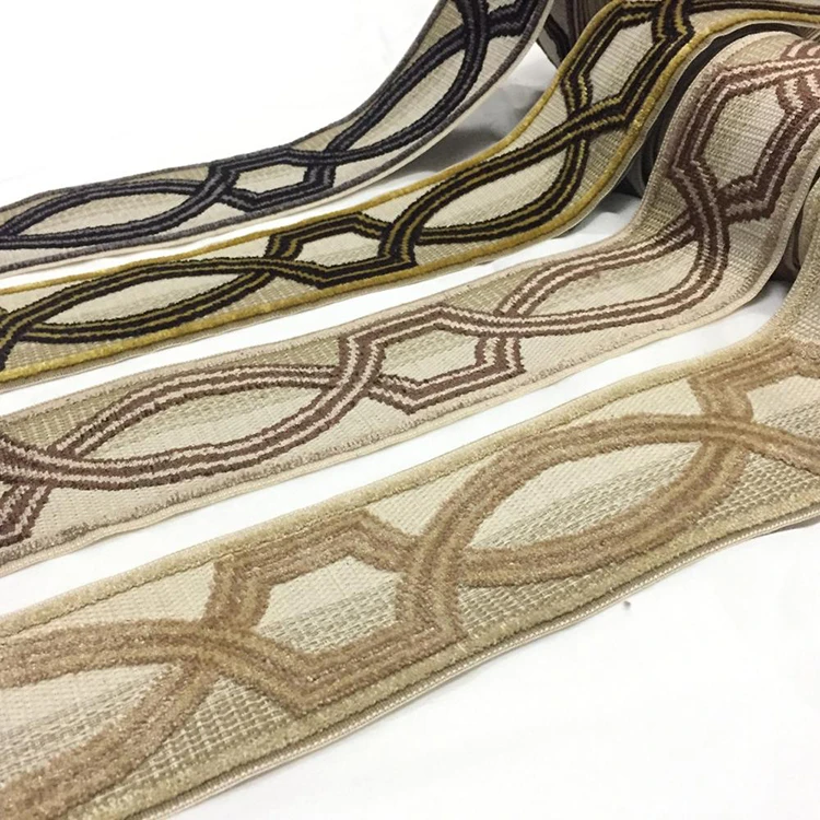 Полиэстер, вискоза, парча, жаккард, бархатная лента, обивка, отделка