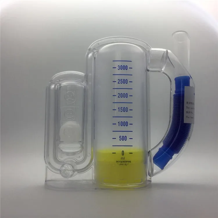 
Triple Lung Excercier three Ball breathing Exerciser incentive Spirometer 