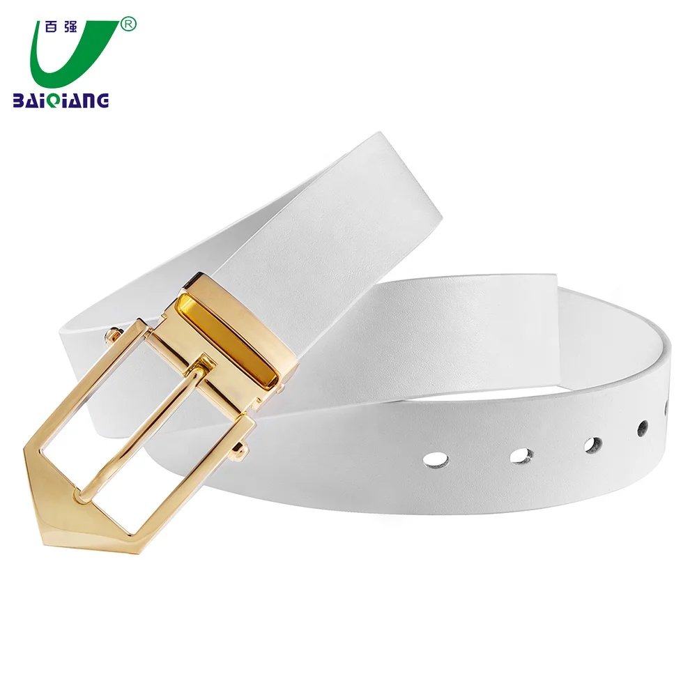 
Wholesale Custom Designer Leather Western Mens Black Belt Italian Genuine Leather Belts with Metal Pin Buckle 