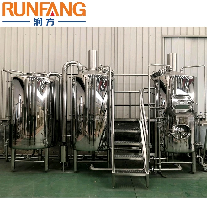 10bbl direct fired steam electric heating brewhouse malting plant machinery