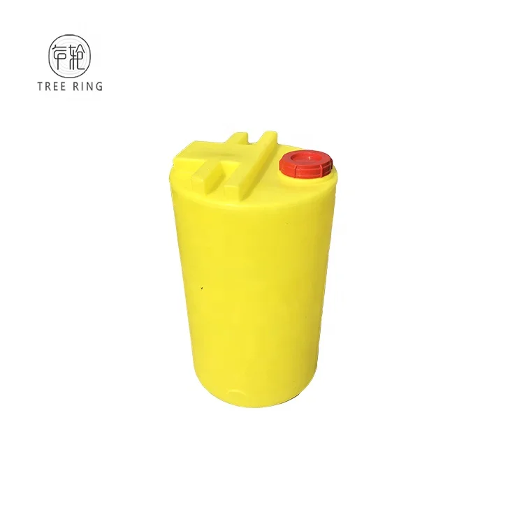 Customized Round Closed Top Rotomolded 200l Plastic Water tank With Tap  for Drinking Water Transport