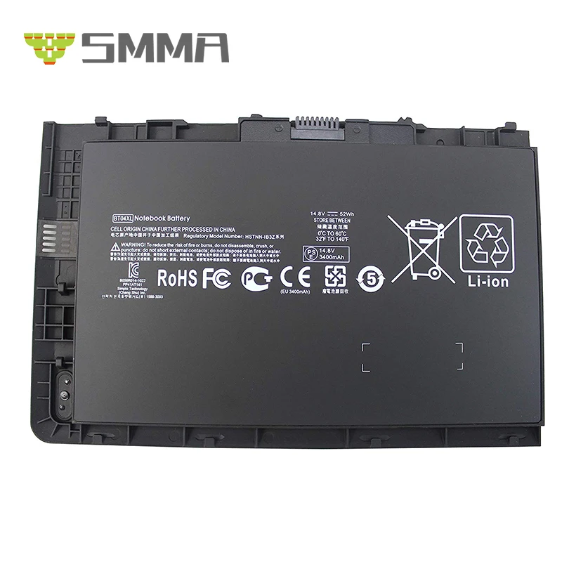 14 8 в 52 Вт BT04XL BA06XL BT04 BA06 батареи совместимы для HP EliteBook Фолио 9470 М серии HSTNN-IB3Z HSTNN-DB3Z