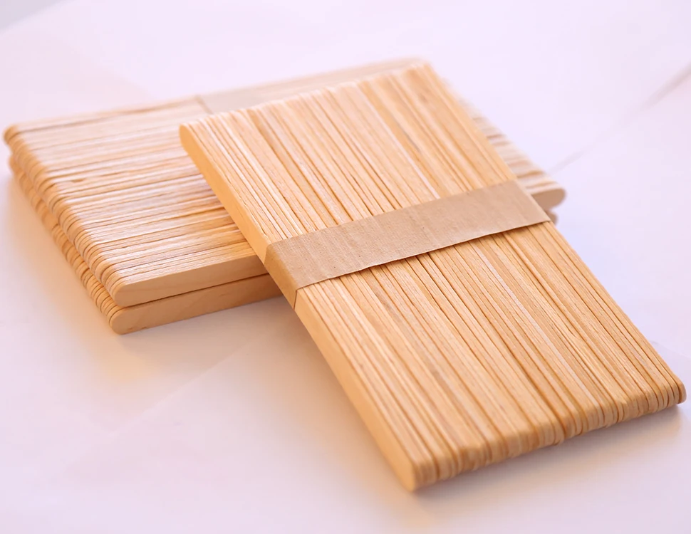 Береза деревянный печатных popsicle stick с горячей логотип печать