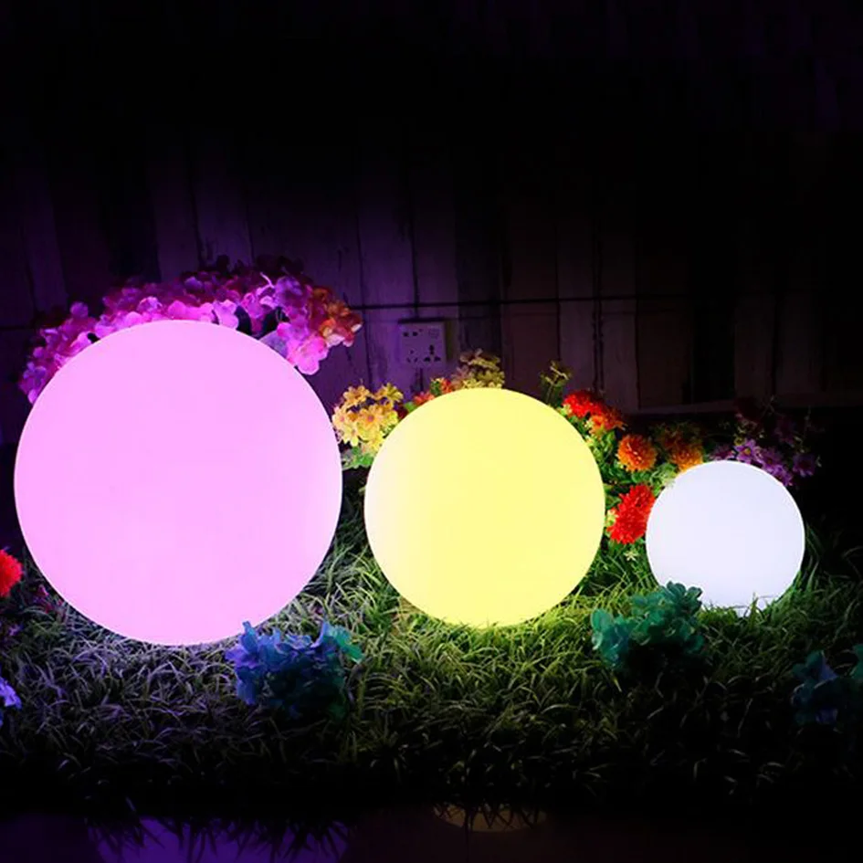 wireless control waterproof led light ball led spheres
