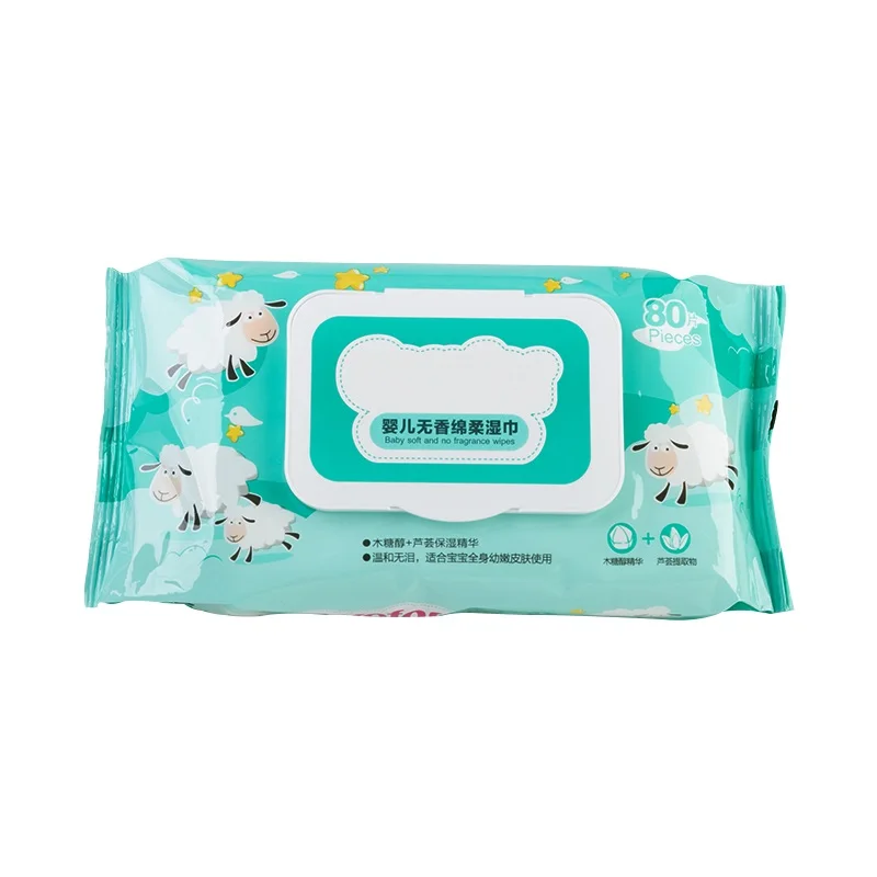 
10 pcs natural cleaning baby skin wipes free alcohol wholesale 