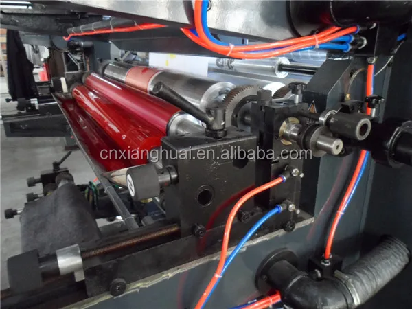 Paper Nonwoven Plastic Four Colors Shopping Bag Printing Machine Flex Printer