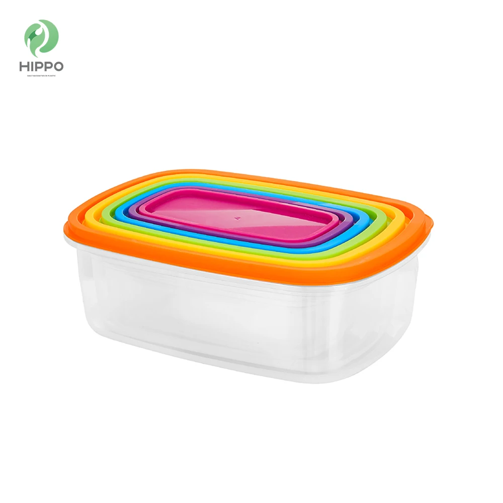 Unique travel large plastic cylinder reusable prep food storage containers