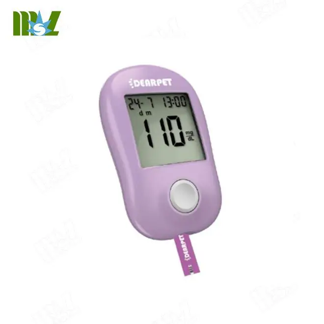 Fsat test 0.5 second Vet used Blood Glucose monitoring system MSLGC18 pet use glucose meter for dog and cannie