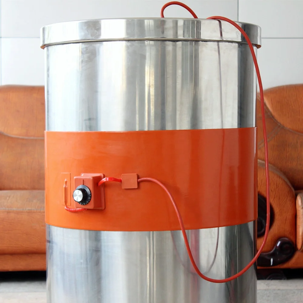 Нагреватель нефтяного барабана мм * 1740 мм Гибкая силиконовая 250 одеяло для 55 галлонов масляного барабана