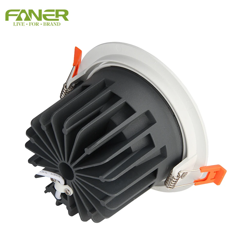 
Hot sell indoor supermarket office lighting recessed mount 7w 15w 30w 40w indoor led down lights 