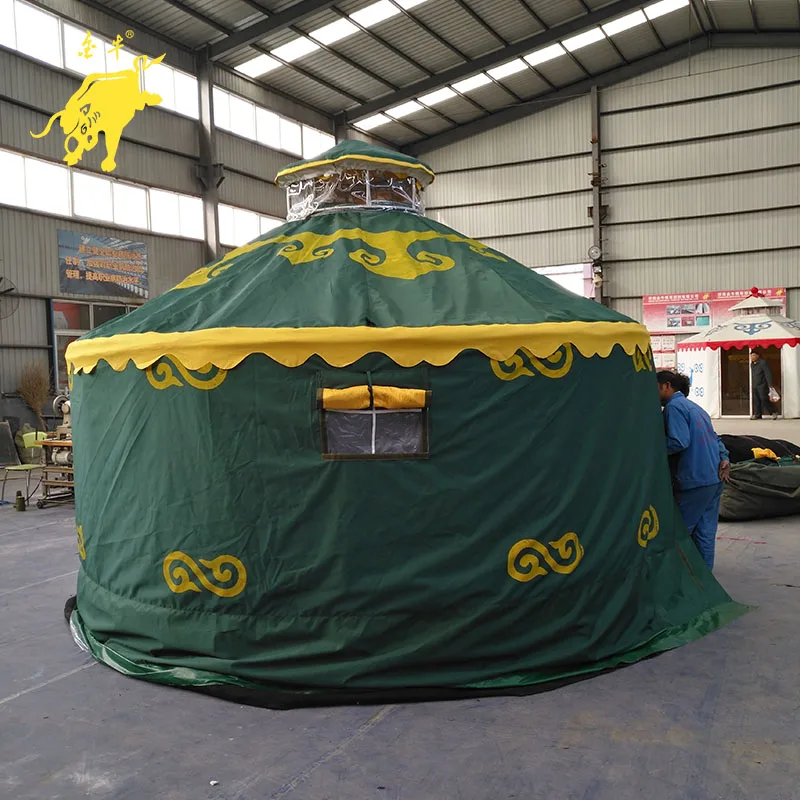 
8M Common steel frame mongolian yurt for Entertainment hotel and restaurant hiking 