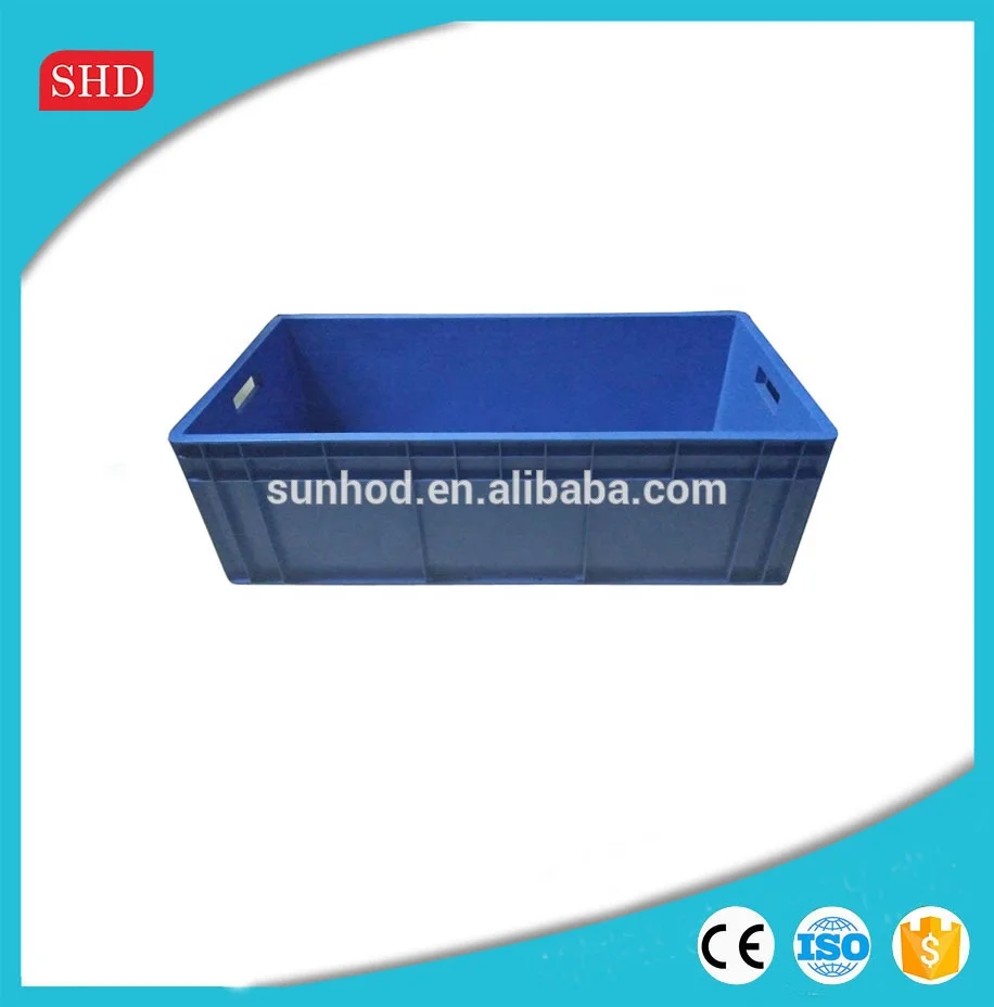 Eco-friendly agricultural vegetable moving plastic crates turn over container Professional and Reliable Crate Box container