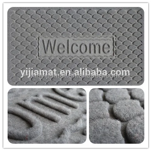 Ультра-Дешевые тепла тиснением коврик ПВХ бэк-мат