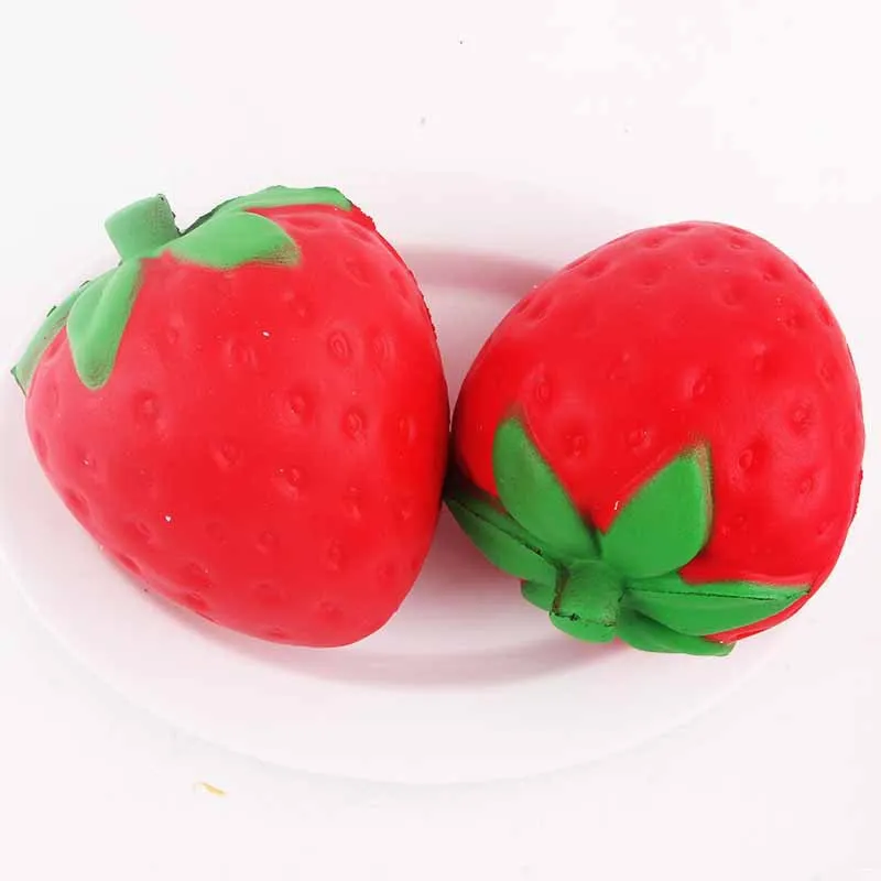 Slow Rising Stress Relief Toys Trending Fruit Licensed Squishy Strawberry