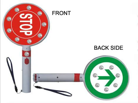 LED STOP sign-double sides handhold stop signs