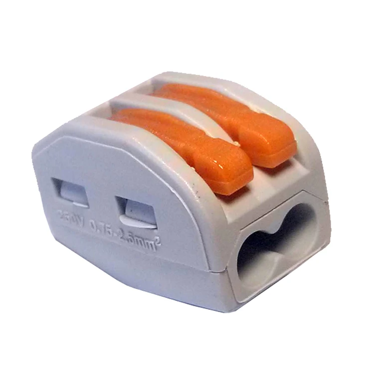 2 pins 3 pins junction box push into wires electrical quick connect terminals