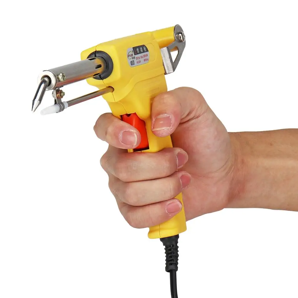 220V 60W MANUAL SOLDERING MACHINE WELDING TOOL ELECTRIC SOLDER IRON GUN Automotive Soldering Kit