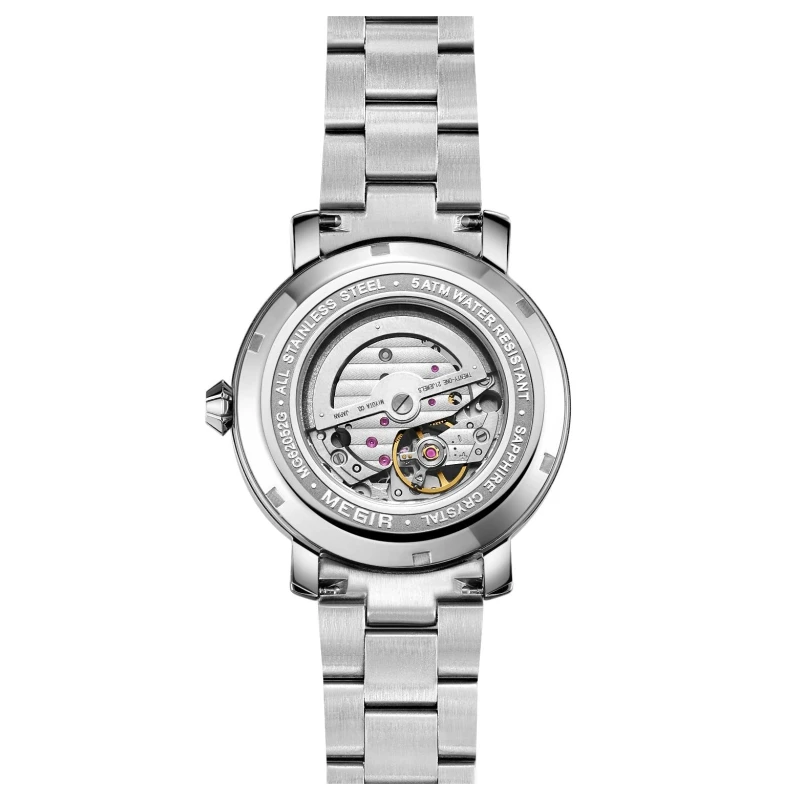 Custom Logo Luxury Men Mechanical Wrist Watches Waterproof Stainless Steel Automatic Watch