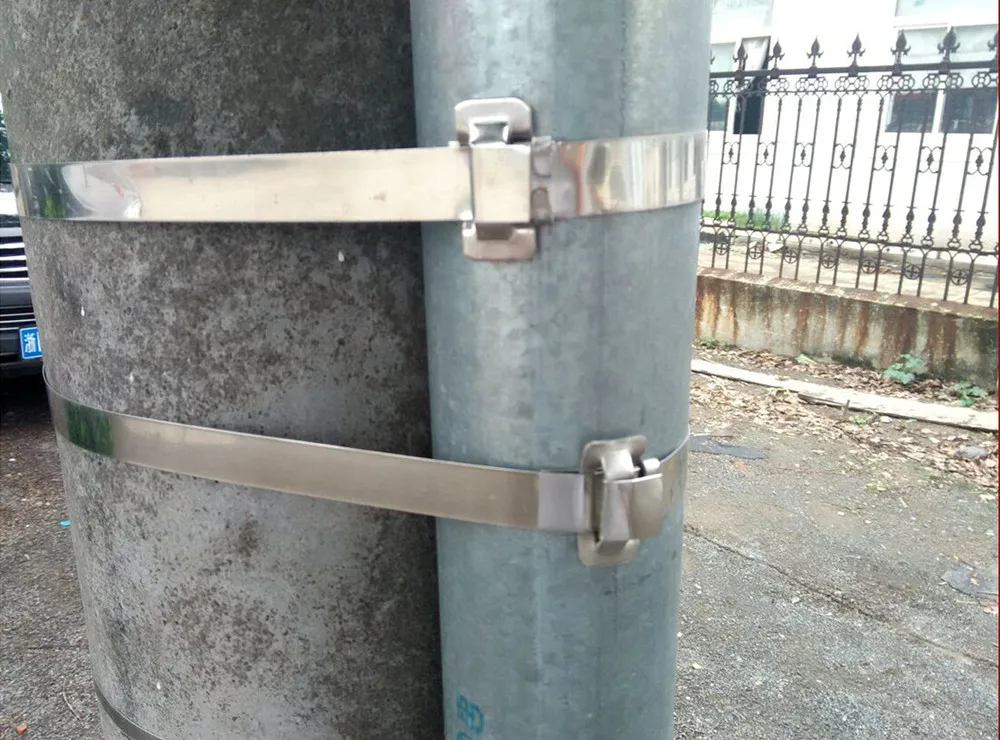 12.7mm*0.76mm 304 Stainless Steel Strapping Band Cable Bundling Strap Manufacture With Factory Price