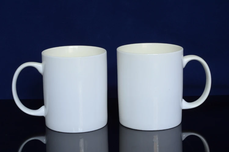 11oz blank sublimation bone china ceramic coffee mug with custom logo printing