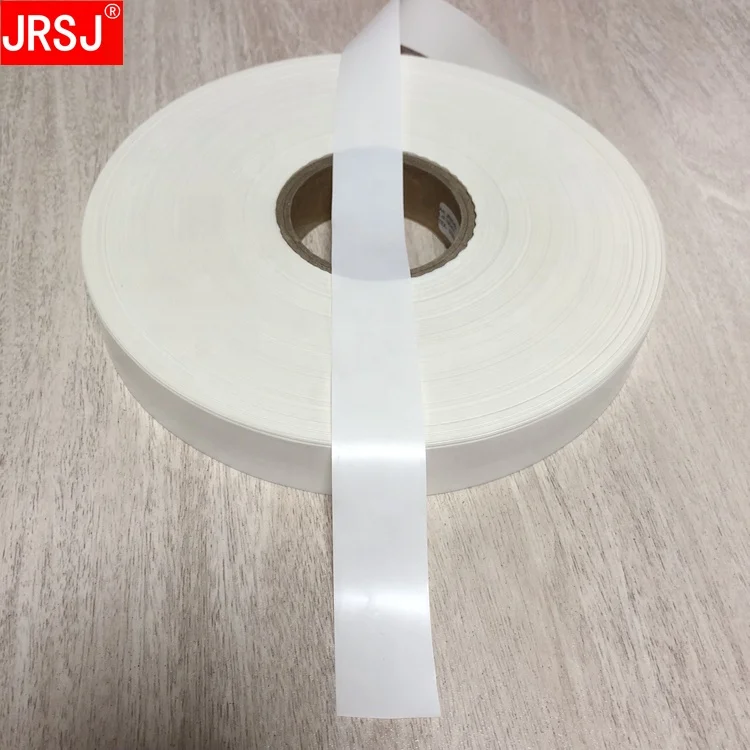 Low MOQ white pure pu waterproof heat bonding seam sealing waterproof leakage tape for raincoat