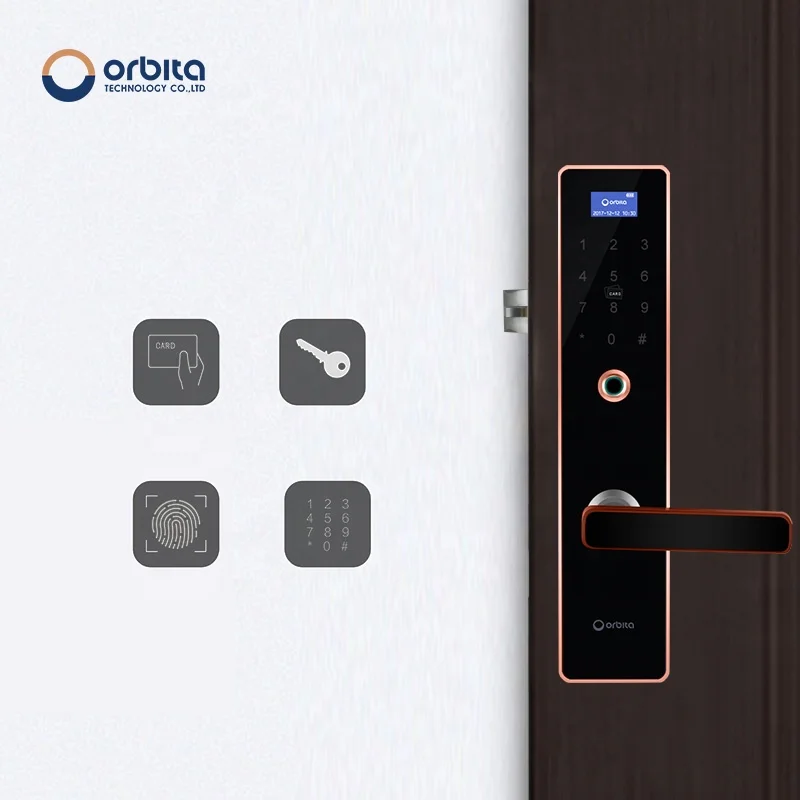 
ORBIT Keyless Entry Door Locks/Smart Touchscreen Passcode Auto Lock For Home/Office Use digital smart lock 