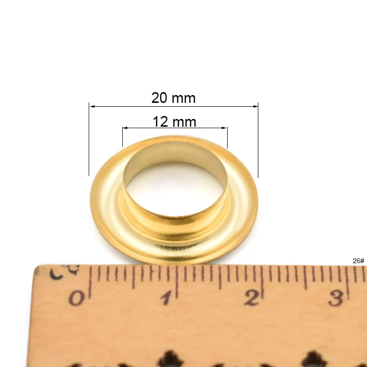 wholesale iron eyelet custom metal eyelet for bags