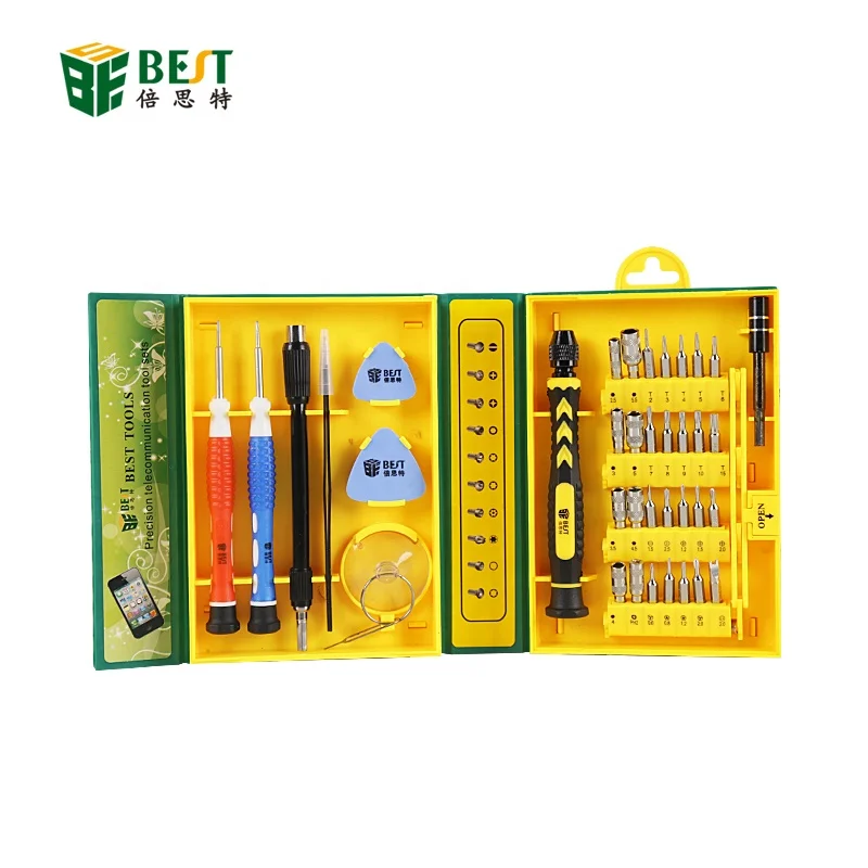 BST-8921 38pcs Top Quality Precision Cordless Torx Screwdriver Drill Bit Set DIY Tools Set for Repairing Computer
