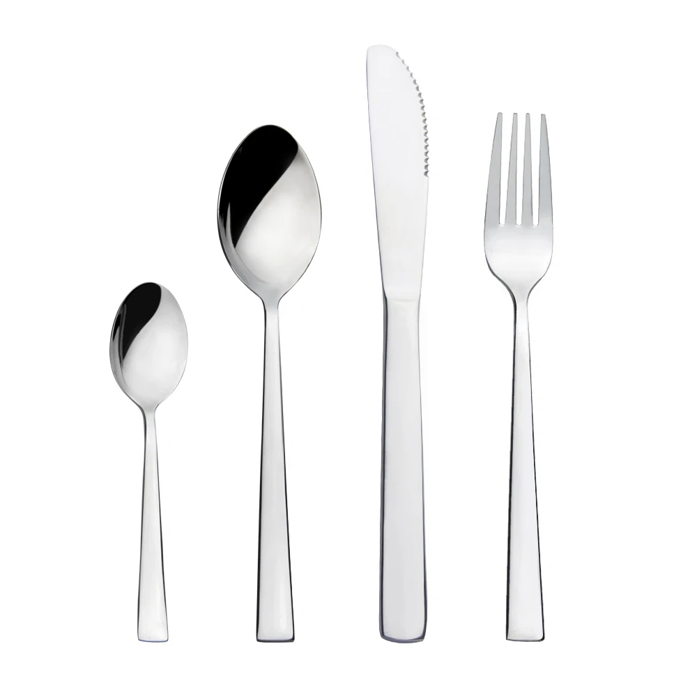 Inox зеркало полированный столовые приборы комплект Авиакомпании нержавеющая сталь посуда