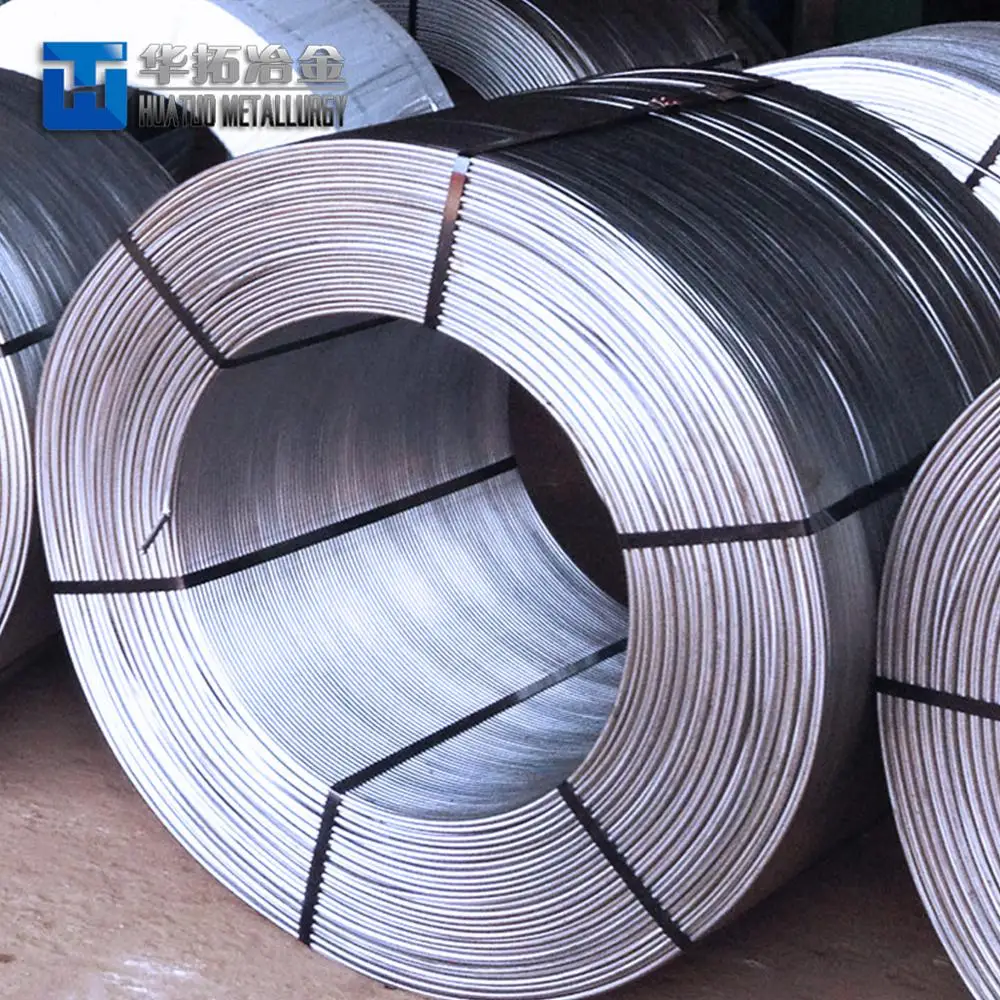 2023 Hot Sale Manufacturing Calcium Ferro alloy/Ca Fe Cored Wire With Best Price