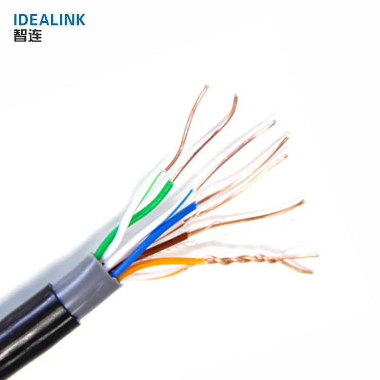 Прямые продажи с фабрики водонепроницаемый 4 пара cat5e открытый кабели, BC 305 м cat 5 ethernet utp кабель