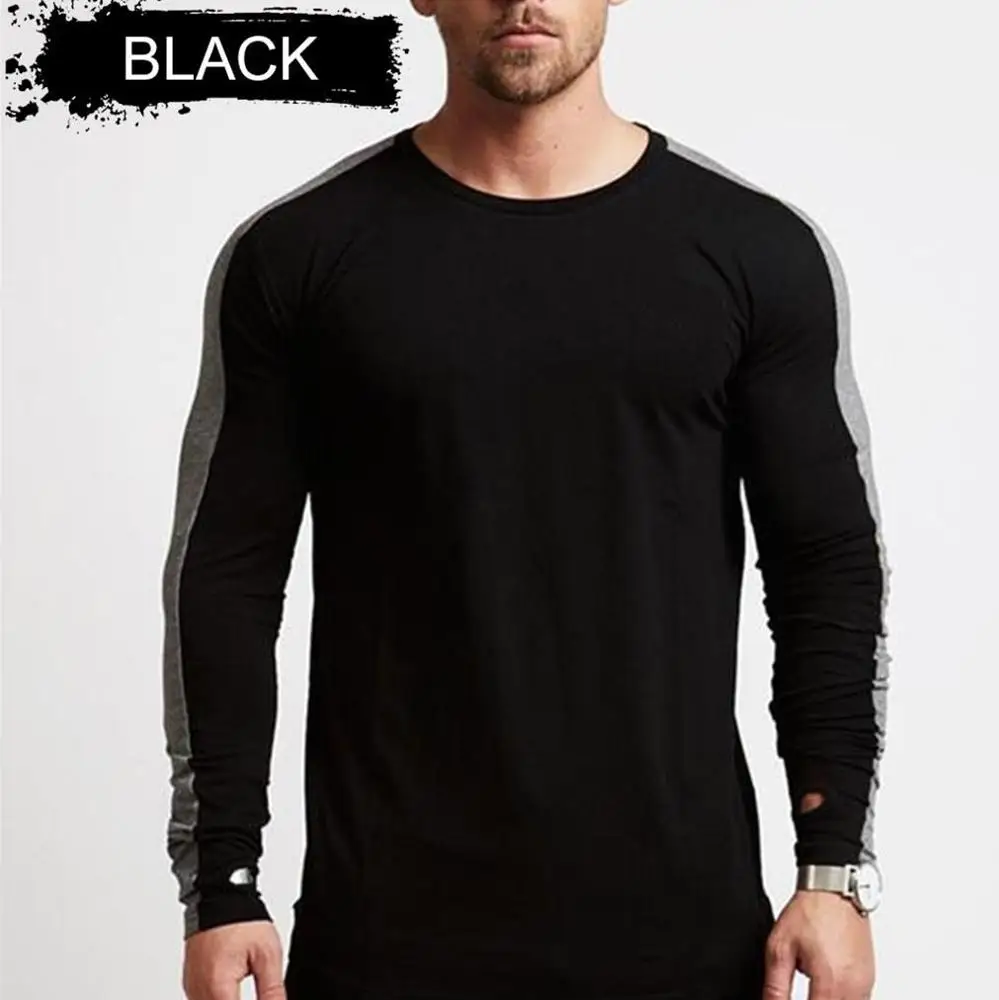 Wholesale personalized thick gym sports fitness sportswear men plain gym fitness man shirt