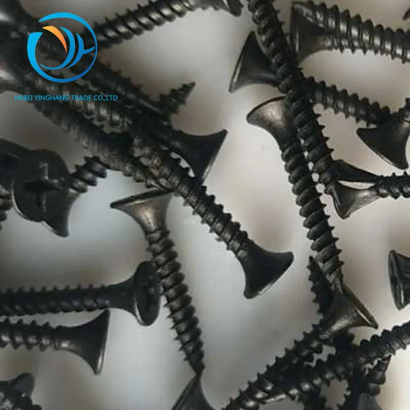 
bugle head black phosphated drywall screw 