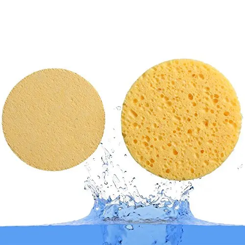 High Quality 100% Organic Fiber Compressed Facial Cleaning Sponge