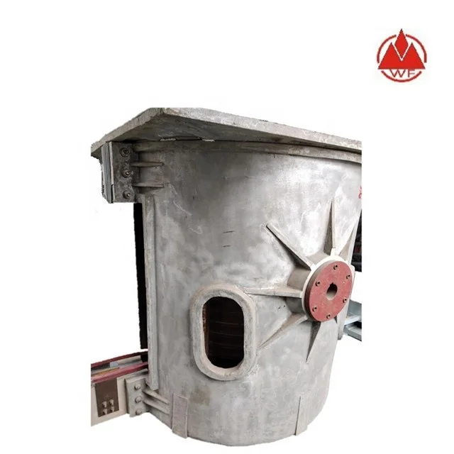 3 тонны емкость обрывки алюминий электрический плавильной печи Гидравлическое устройство наклона индукционная плавильная печь