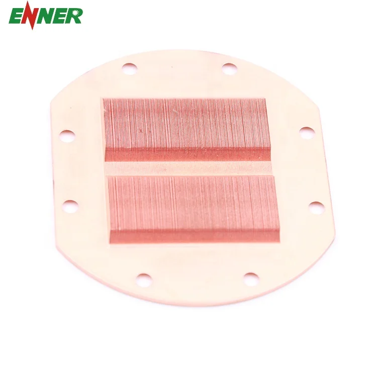 Factory Custom Pin Fin Computer GPU CPU Anodized Copper Water Cooling Heatsink
