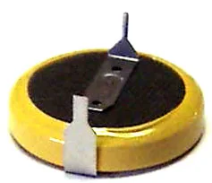 3.6v Li-ion Rechargeable Button Coin Cell Battery LIR2450 battery with solder tabs DIP pins or SMT