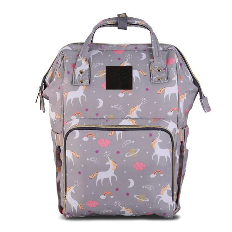 
Insulated Baby Bottle Cooler Bag,Unicorn Printing Organic Diaper Bag With Bottle Warmer 