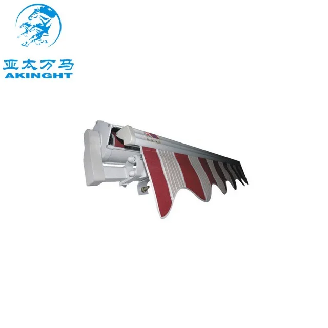 OEM патио полный Кассетный Электрический складной ручной тент наружный алюминиевый моторизованный выдвижной тент