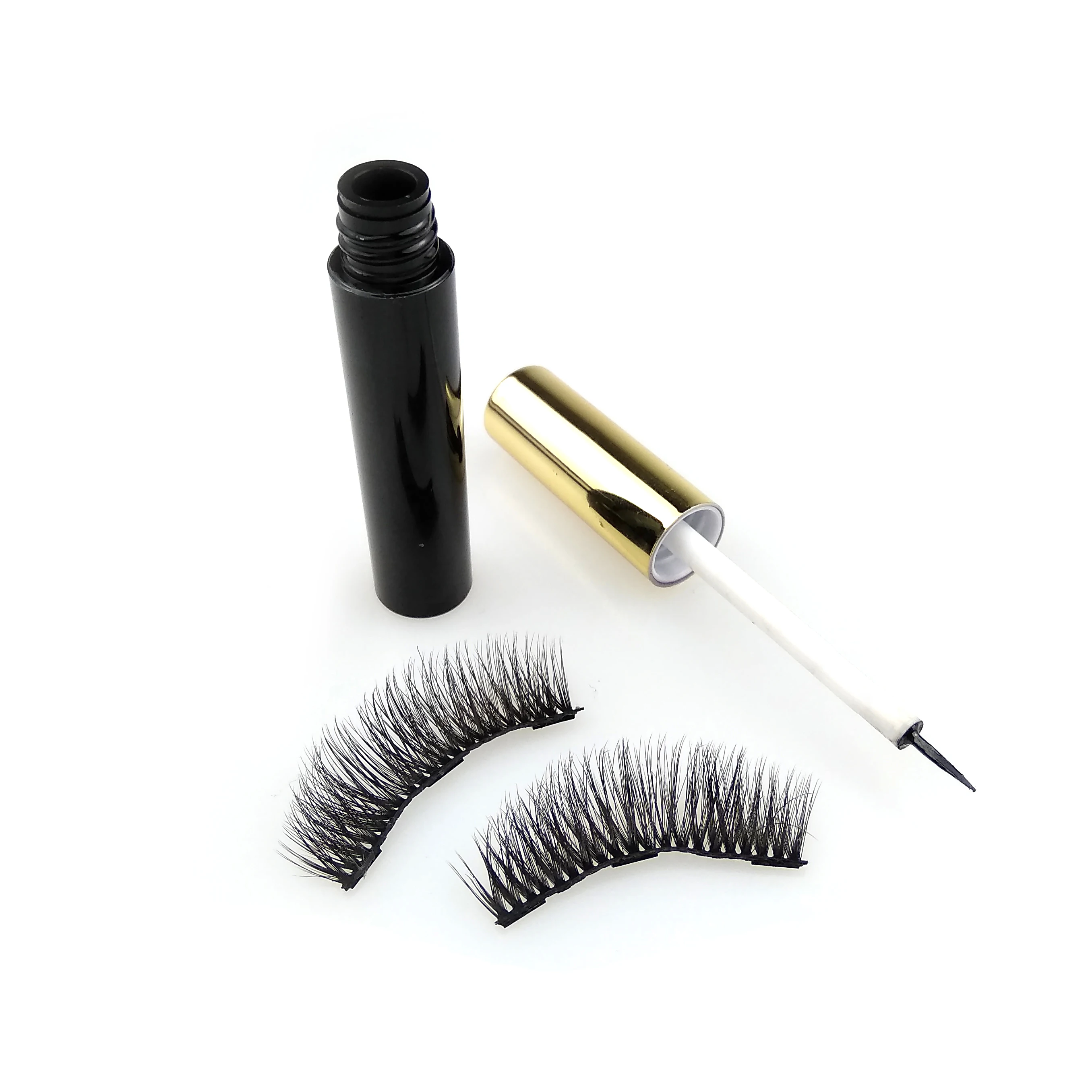 Hot-selling new type private label waterproof magnetic eyeliner with magnetic mink eyelashes