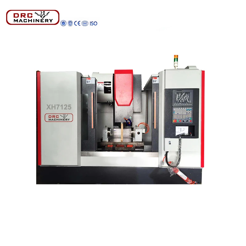 Производитель 3 оси ЧПУ вертикальный обрабатывающий центр цена XH7125 мини ЧПУ фрезерный станок