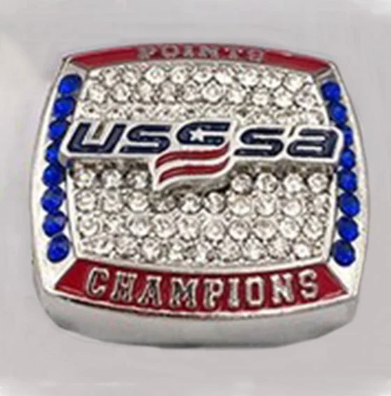 Hot sale black plated softball custom championship rings free 3D design