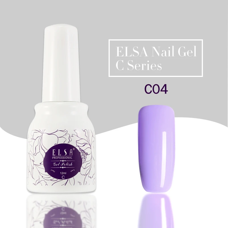 
ELSA 12ml Gel Nail Polish Soak Off Nail Art Led Nail Gel Varnish Semi Permanent UV gel Lacquer 29 Colors Choose 