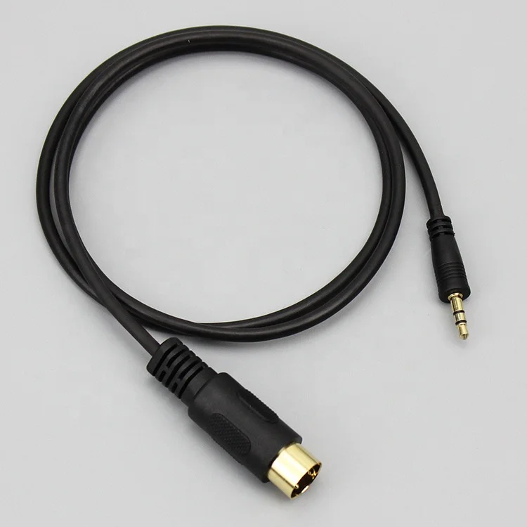 5 Pin MIDI DIN Male Plug to 3.5mm Stereo Jack Cable Lead Audio Cable