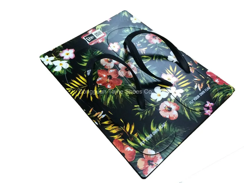 Fashion Rubber Board Slippers Blank Sublimation Flip flops