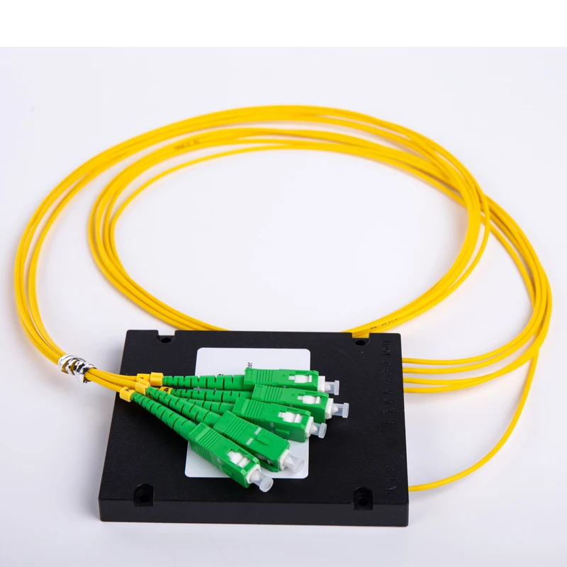 Телекоммуникационного оборудования FTTH SC/APC 1*2/4/8/16/32/64 сплиттер для сетевого адаптера волоконно-оптический