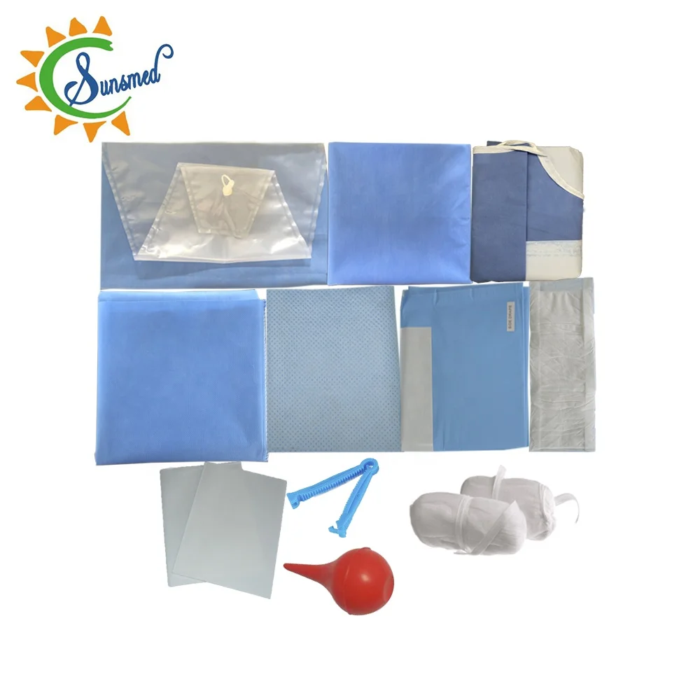disposable nonwoven sterile birth pack delivery pack