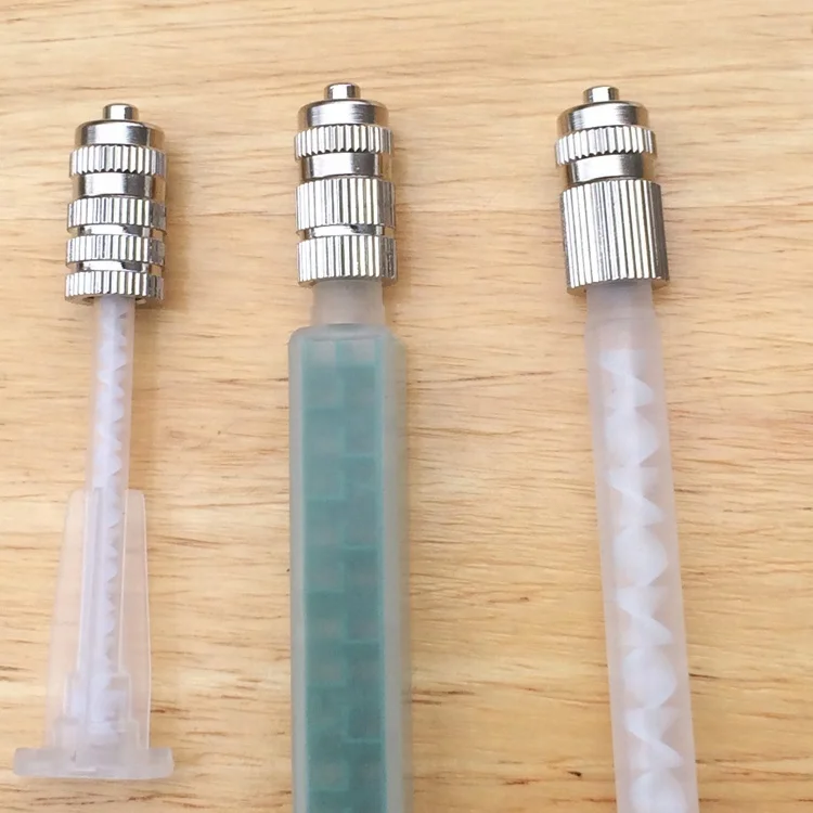 Slotless, один слот, два слота Luer lock адаптер подключения в конце ступенчатого статического микшера