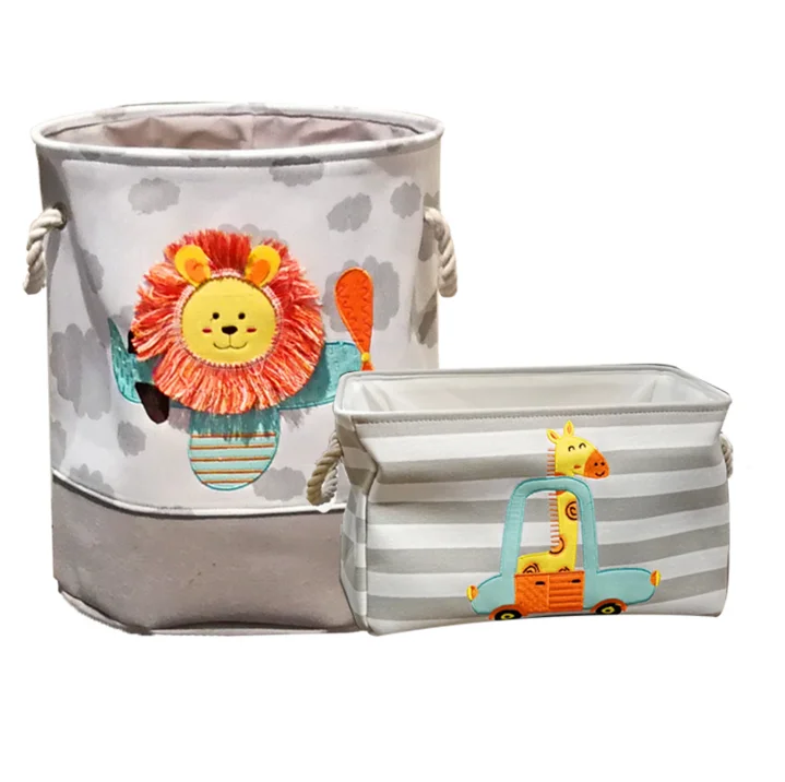 Canvas Fabric Dirty Clothes Storage Laundry Basket Organic