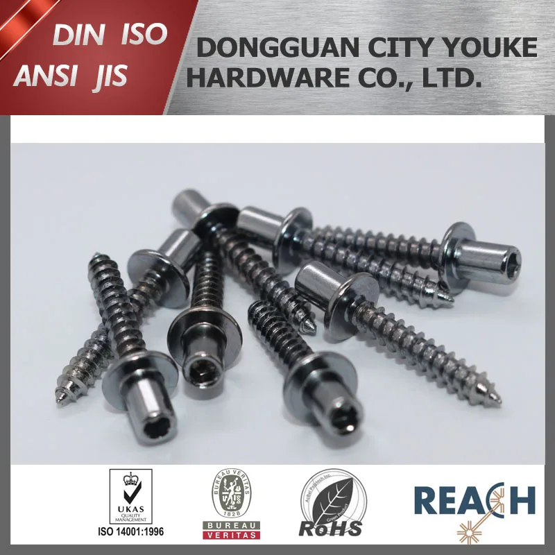 Мужская Ткань оснастки половинки с шуруп Стад